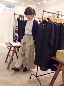 「doux bleu （ドゥーブルー）のアイテム」を使った、douxbleu吉祥寺店さん（レディース・159cm）の冬コーディネート