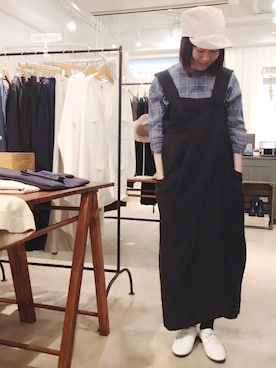 「doux bleu （ドゥーブルー）のアイテム」を使った、douxbleu吉祥寺店さん（レディース・153cm）の冬コーディネート