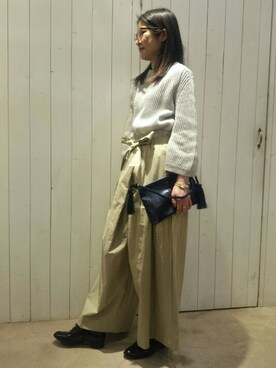 「doux bleu （ドゥーブルー）のアイテム」を使った、douxbleu吉祥寺店さん（レディース・158cm）の冬コーディネート
