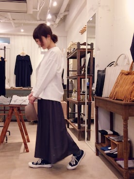 「Odds（オッズ）のアイテム（帽子）」を使った、douxbleu吉祥寺店さん（レディース・159cm）の冬コーディネート