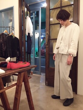 「doux bleu （ドゥーブルー）のアイテム」を使った、douxbleu吉祥寺店さん（レディース・159cm）の春コーディネート