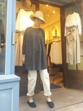 「ロング丈」｜douxbleu吉祥寺店さん（レディース・170cm）の春コーディネート