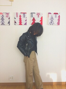 「THE SHINZONE（ザ　シンゾーン）のハイウエストチノパンツ（チノパンツ）」を使った、a.k.bebyさん（レディース・163cm）の春コーディネート