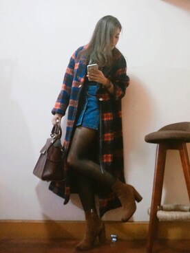 E F F I Eさん（レディース・163cm）の冬コーディネート