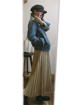 E F F I Eさん（レディース・163cm）の冬コーディネート