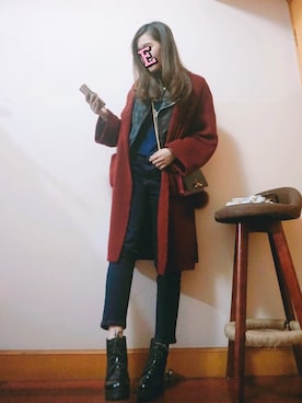 E F F I Eさん（レディース・163cm）の冬コーディネート