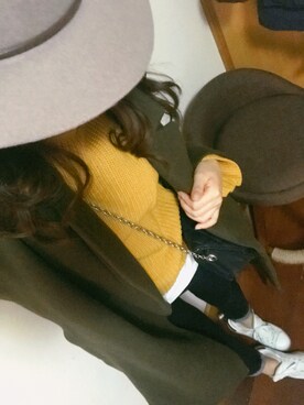 E F F I Eさん（レディース・163cm）の冬コーディネート