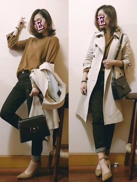 E F F I Eさん（レディース・163cm）の春コーディネート