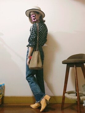 E F F I Eさん（レディース・163cm）の春コーディネート