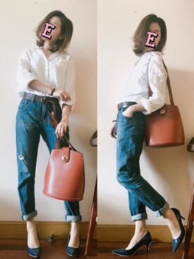 E F F I Eさん（レディース・163cm）の春コーディネート