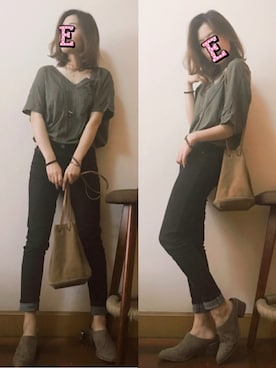 E F F I Eさん（レディース・163cm）の春コーディネート