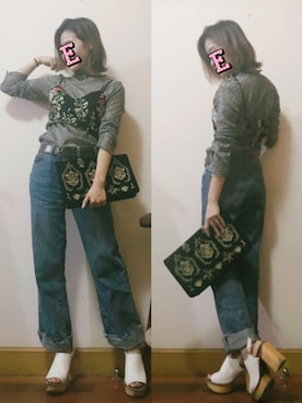 E F F I Eさん（レディース・163cm）の秋コーディネート