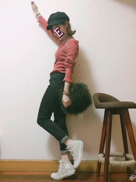 E F F I Eさん（レディース・163cm）の秋コーディネート