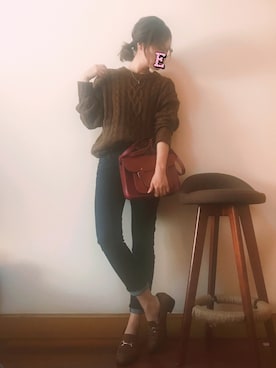 E F F I Eさん（レディース・163cm）の秋コーディネート