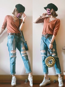 E F F I Eさん（レディース・163cm）の秋コーディネート