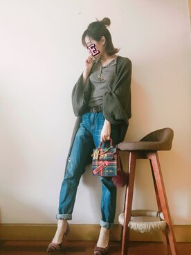 E F F I Eさん（レディース・163cm）の秋コーディネート