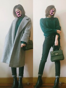 E F F I Eさん(レディース・163cm)の冬コーディネート