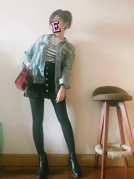 E F F I Eさん（レディース・163cm）の春コーディネート