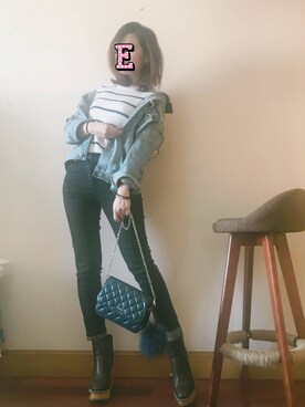 E F F I Eさん（レディース・163cm）の春コーディネート