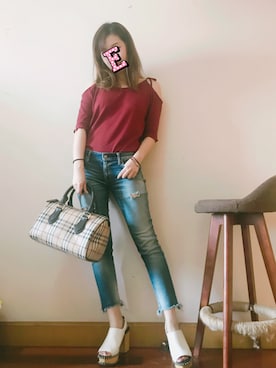 E F F I Eさん（レディース・163cm）の秋コーディネート