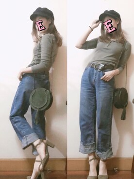 E F F I Eさん（レディース・163cm）の秋コーディネート