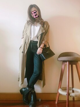 「Vintage Dior（ヴィンテージ ディオール）のアイテム」を使った、E F F I Eさん（レディース・163cm）の秋コーディネート