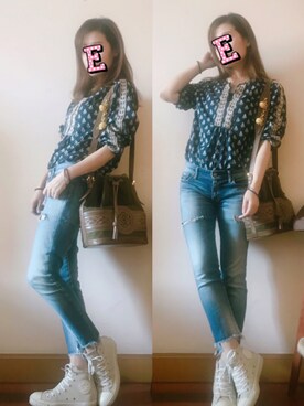 「Ungrid（アングリッド）のアイテム（シューズ）」を使った、E F F I Eさん（レディース・163cm）の秋コーディネート