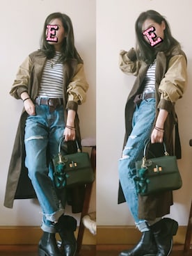 E F F I Eさん（レディース・163cm）の秋コーディネート