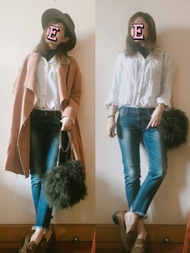 E F F I Eさん（レディース・163cm）の冬コーディネート