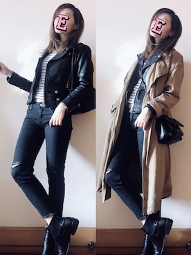 E F F I Eさん（レディース・163cm）の冬コーディネート