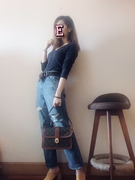 E F F I Eさん（レディース・163cm）の春コーディネート