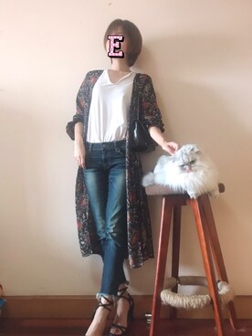 E F F I Eさん（レディース・163cm）の夏コーディネート