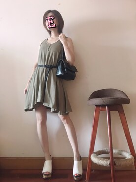 E F F I Eさん（レディース・163cm）の夏コーディネート