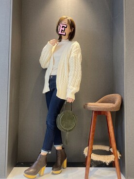 E F F I Eさん（レディース・163cm）の秋コーディネート