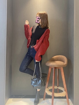 E F F I Eさん（レディース・163cm）の冬コーディネート