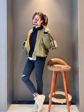 E F F I Eさん（レディース・163cm）の春コーディネート