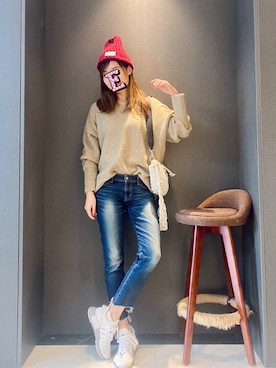 E F F I Eさん（レディース・163cm）の秋コーディネート