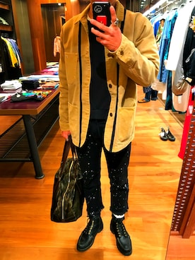 「Handmade（ハンドメイド）のアイテム（ジャケット/アウター）」を使った、kentoさん（メンズ・170cm）の春コーディネート