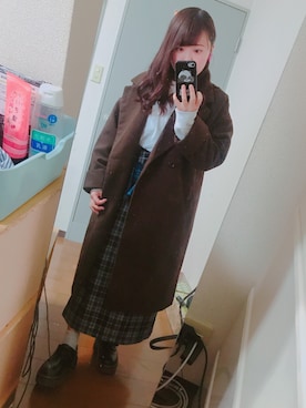 「and it_（アンドイット）のアイテム（ジャケット/アウター）」を使った、みうぱんまんさん（レディース・150cm）の冬コーディネート