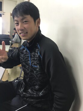 「アイテム（ジャージ）」を使った、いぬさん（メンズ・179cm・10代）の冬コーディネート