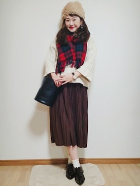 omi*さん（レディース・161cm）の冬コーディネート