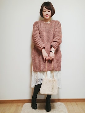 omi*さん(レディース・161cm)の冬コーディネート