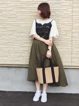 omi*さん（レディース・161cm）の春コーディネート