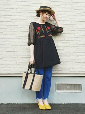 omi*さん（レディース・161cm）の夏コーディネート