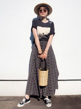 omi*さん（レディース・161cm）の夏コーディネート