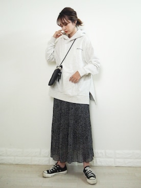 「CONVERSE（コンバース）の＜CONVERSE（コンバース）＞ALL STAR MADE IN JAPAN スニーカー ◆（スニーカー）」を使った、omi*さん（レディース・161cm）の秋コーディネート