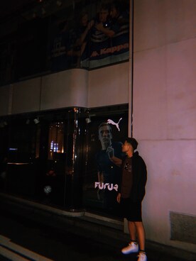 「FUTUR（フューチャー）のアイテム」を使った、高橋 優也さん（メンズ・180cm）の秋コーディネート