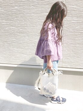 「こどもの日」｜「アイテム（Tシャツ/カットソー）」を使った、kanchiさん（キッズ・121cm）の春コーディネート