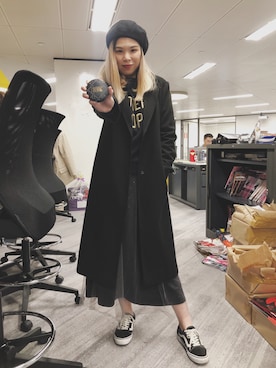 「PRIMARK（プライマーク）のアイテム（ジャケット/アウター）」を使った、LWY.さん（レディース・165cm）の冬コーディネート