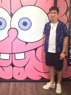 「spongebob」｜STANさん（メンズ・170cm）の春コーディネート